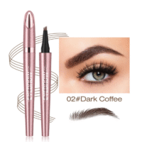 Private Label 4 Tip Waterproof Liquid Eyebrow Pen